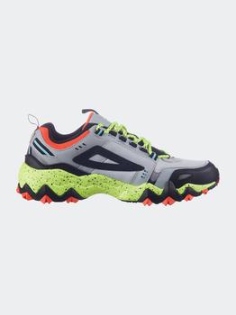 推荐Men's Oakmont Trail  Running Shoes High Rise/Black/Safety Yellow (Grey)商品