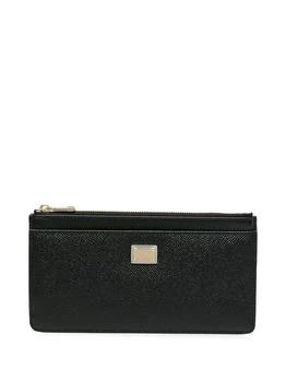 Dolce & Gabbana | LARGE LEATHER ZIPPED CARD CASE,商家Boutiques Premium,价格¥1938