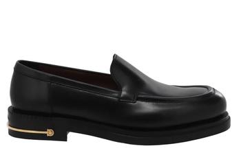 product Salvatore Ferragamo Mens Black Gancini Loafers image