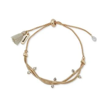Lonna & Lilly | Gold-Tone Crystal Twisted Stone Chain Slider Bracelet,商家Macy's,价格¥209