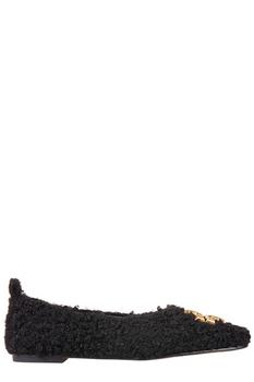 tory burch eleanor, Tory Burch | Tory Burch Eleanor Logo Plaque Ballet Shoes商品图片 7折起