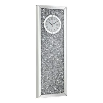 Coaster Home Furnishings | Minette 35.75" Crystal Inlay Medium Density Fiberboard Rectangle Clock Mirror,商家Macy's,价格¥2687