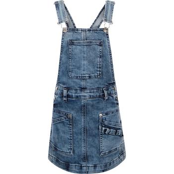 推荐Denim skirt overalls in blue商品