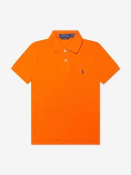 推荐Boys Custom Fit Polo Shirt in Orange商品