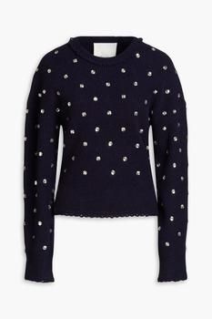 3.1 Phillip Lim | Crystal-embellished ribbed-knit sweater商品图片,4.5折