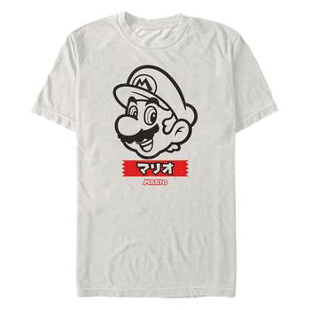 推荐Nintendo Men's Super Mario Outline Short Sleeve T-Shirt商品