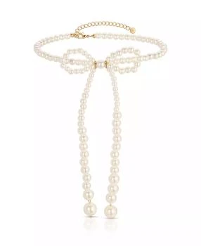 Ettika Jewelry | Venus Mother of Pearl Choker Bow Necklace,商家Macy's,价格¥561