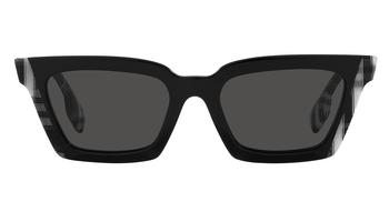 Burberry | Briar Dark Gray Square Ladies Sunglasses BE4392U 405187 52商品图片,3.3折, 满$300减$10, 满减