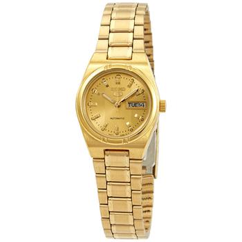 精工5号, Seiko | Series 5 Automatic Gold Dial Ladies Watch SYM600商品图片 4折
