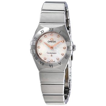 欧米茄星座, Omega | Constellation Manhattan Diamond Silver Dial Ladies Watch 131.10.25.60.52.001商品图片 7.7折