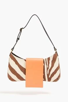 Jacquemus | Le Bisou zebra-print leather shoulder bag,商家THE OUTNET US,价格¥3365