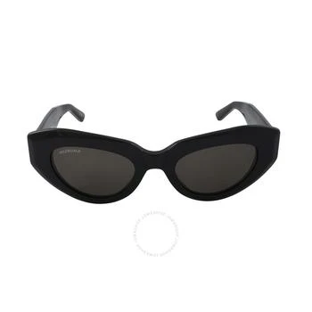 Balenciaga | Gray Cat Eye Ladies Sunglasses BB0236S 001 52 4.4折, 满$200减$10, 满减