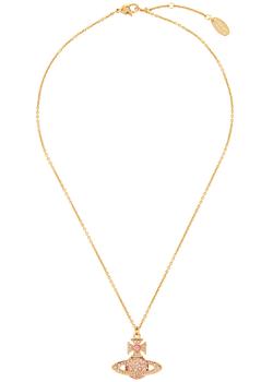Vivienne Westwood | Francette Bas Relief gold-tone necklace商品图片,