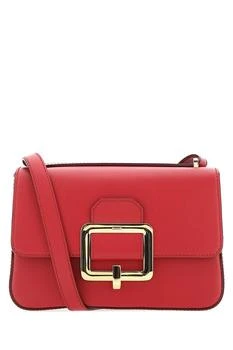 推荐NEW Bally Janelle Ladies 6232594 Red Leather Shoulder Bag MSRP商品
