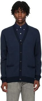 推荐Navy Y-Neck Cardigan商品