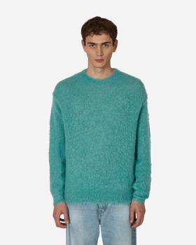 AURALEE | Brushed Super Kid Mohair Sweater Blue商品图片,额外8.6折, 独家减免邮费, 额外八六折