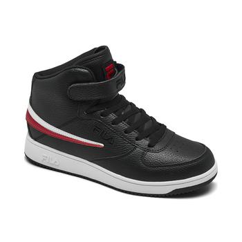 Fila | Men's A-High Strap High Top Casual Sneakers from Finish Line商品图片,5.3折