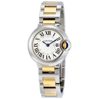 推荐Pre-owned Cartier Ballon Bleu de Cartier Quartz Silver Dial Ladies Watch W2BB0010商品