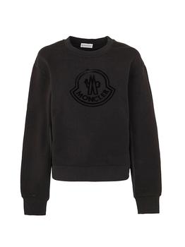 女士盟可睐, Moncler | Moncler Women's Black Other Materials Sweater商品图片 