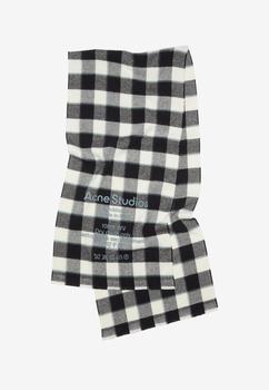 推荐Checked Wool Scarf商品