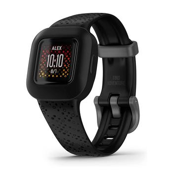 商品Unisex Vivofit Jr 3 Black Silicone Band Watch, 30 Mm图片