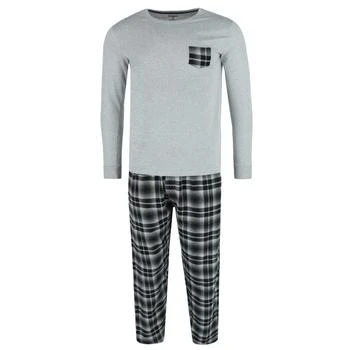 Outdoor Life | Men's Long Sleeve and Flannel Pant Pajama Set,商家Premium Outlets,价格�¥373