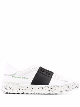 推荐Valentino Garavani Women's  White Leather Sneakers商品