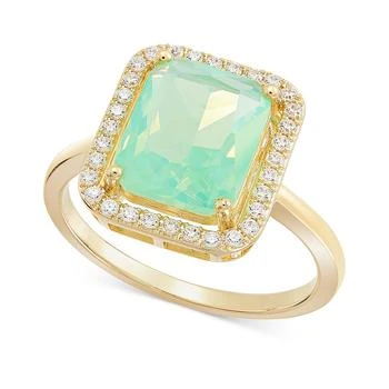 Charter Club | Gold-Tone Pavé & Color Emerald-Cut Crystal Ring, Created for Macy's 3.9折