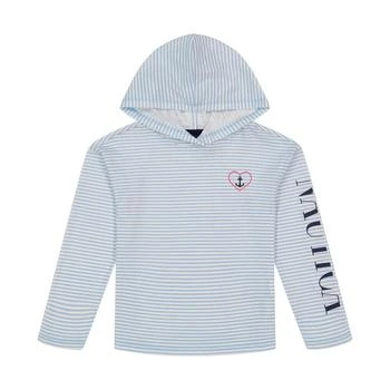 Nautica | Nautica Toddler Girls' Striped Hooded Long-Sleeve T-Shirt (2T-4T) 3.9折