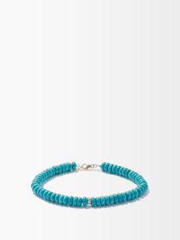 MATEO, MATEO | Diamond, turquoise & 14kt gold bracelet商品图片 