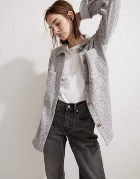 Madewell | MWL (Re)sourced Sweater Fleece Shirt-Jacket商品图片,7.6折