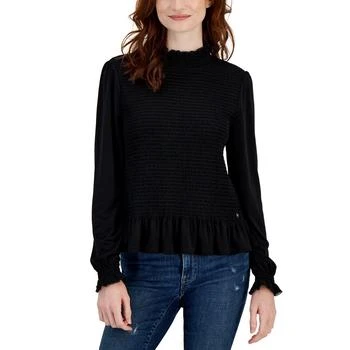 Tommy Hilfiger | Women's Smocked Long-Sleeve Top 5.0折