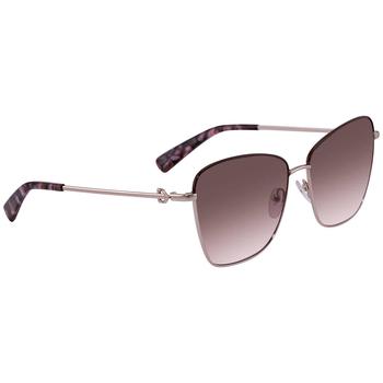 Longchamp | Longchamp Brown Gradient Square Ladies Sunglasses LO153S 738 59商品图片,2折