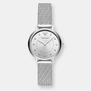推荐Emporio Armani Women's Kappa AR11128 Silver Stainless-Steel Japanese Quartz Dress Watch ONE SIZE商品