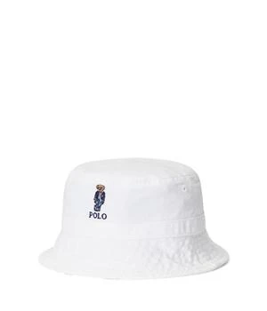 Ralph Lauren | Polo Bear Cotton Twill Bucket Hat (Infant) 独家减免邮费