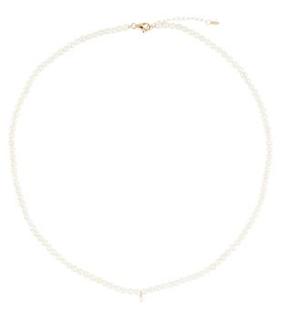 商品Persée | Pearl necklace with gold and diamond,商家MyTheresa,价格¥7785图片