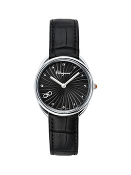 菲拉格慕手表, Salvatore Ferragamo | Cuir Stainless Steel & Leather-Strap Watch商品图片 5折×额外9折, 额外九折