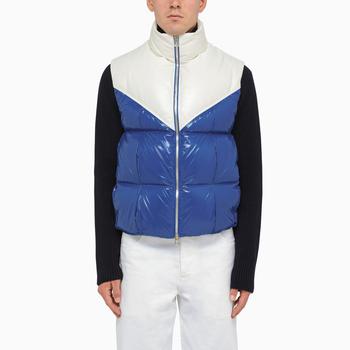 推荐Blue/white padded nylon waistcoat商品