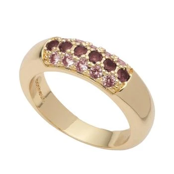BONHEUR JEWELRY | Addison Pink Red Crystal Band Ring,商家Macy's,价格¥734