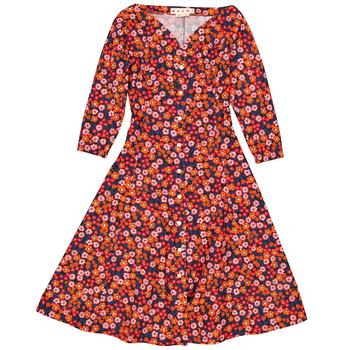 推荐Marni Ladies Floral-print Midi Shirt Dress, Brand Size 40 (US Size 6)商品
