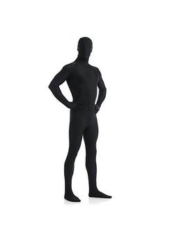 商品AltSkin | Adult Full Body Stretch Fabric Zentai Suit - Zippered Back One Piece Stretch Suit Costume - Black (X-Large),商家Belk,价格¥225图片