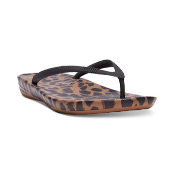 FitFlop | Women's Iqushion Leopard-Print Ergonomic Sandals商品图片,