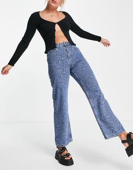 The Ragged Priest怎么样, The Ragged Priest | The Ragged Priest straight leg jeans in paisley print denim商品图片 8折