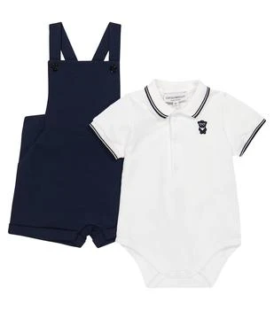 推荐婴幼儿 — 棉质混纺连身衣与背带裤套装商品
