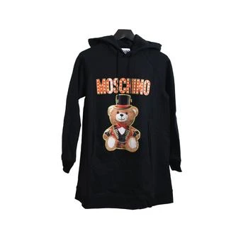 推荐Moschino Magician Teddy Bear Hoodie Black商品