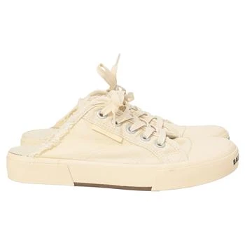 [二手商品] Balenciaga | Paris Sneaker Mules in Cream Canvas,商家Premium Outlets,价格¥2701