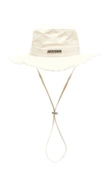 推荐Jacquemus - Le Bob Artichaut Cotton Bucket Hat - White - EU 60 - Moda Operandi商品