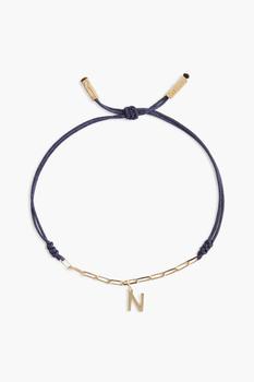 推荐14-karat gold and cord bracelet商品