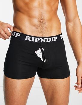 Rip N Dip | RIPNDIP peek a nermal boxers in black商品图片,