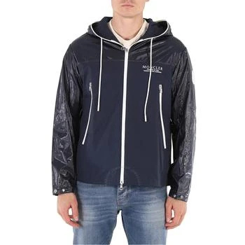 推荐Men's Navy Vaugirard Logo Hooded Jacket商品